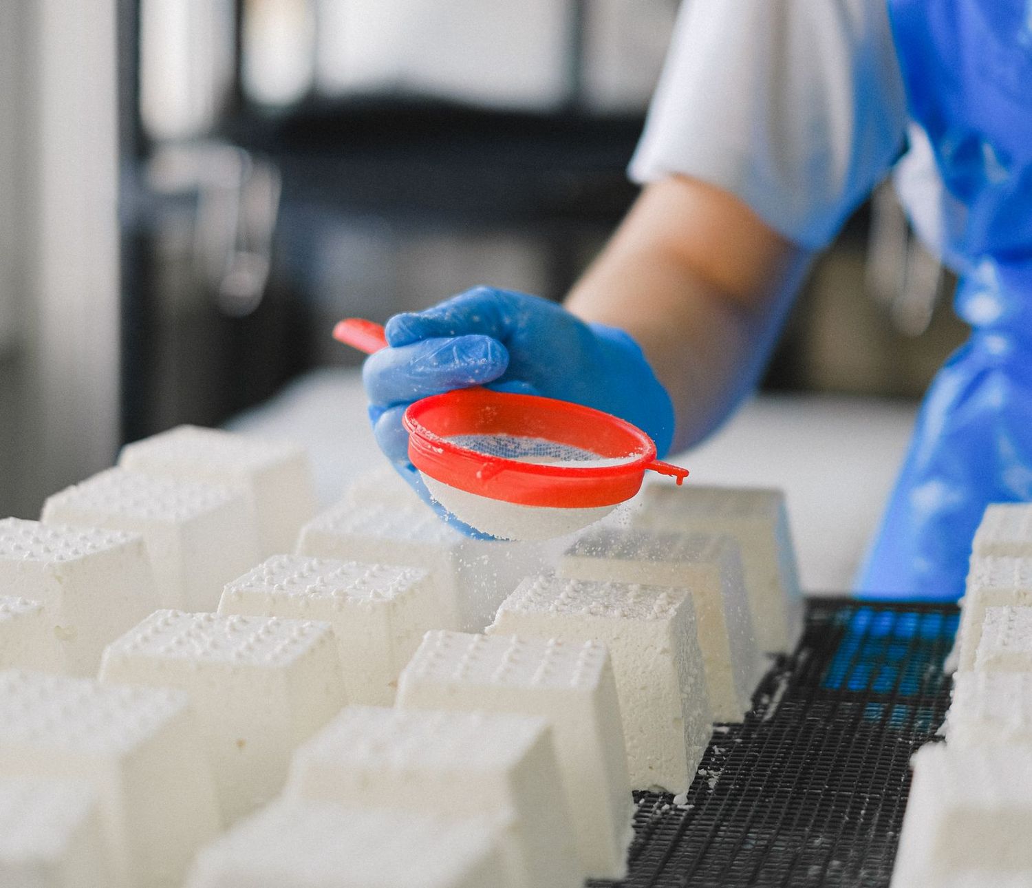 Quality control in a food production facility