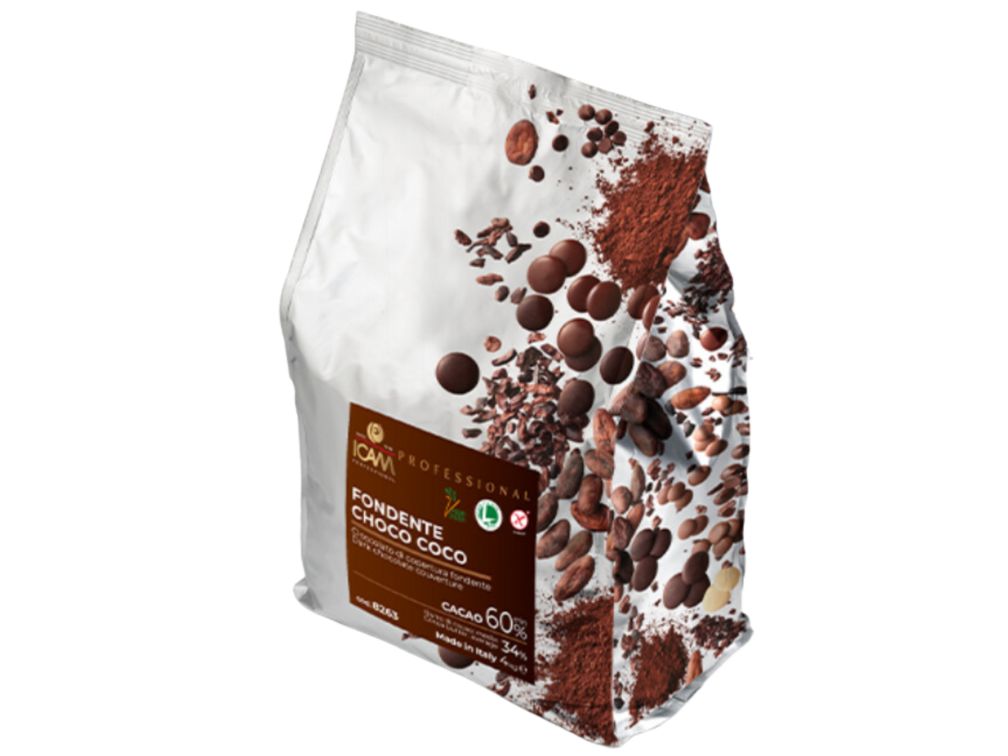 ICAM 4kg - 60% Dark Cocoa Chocolate