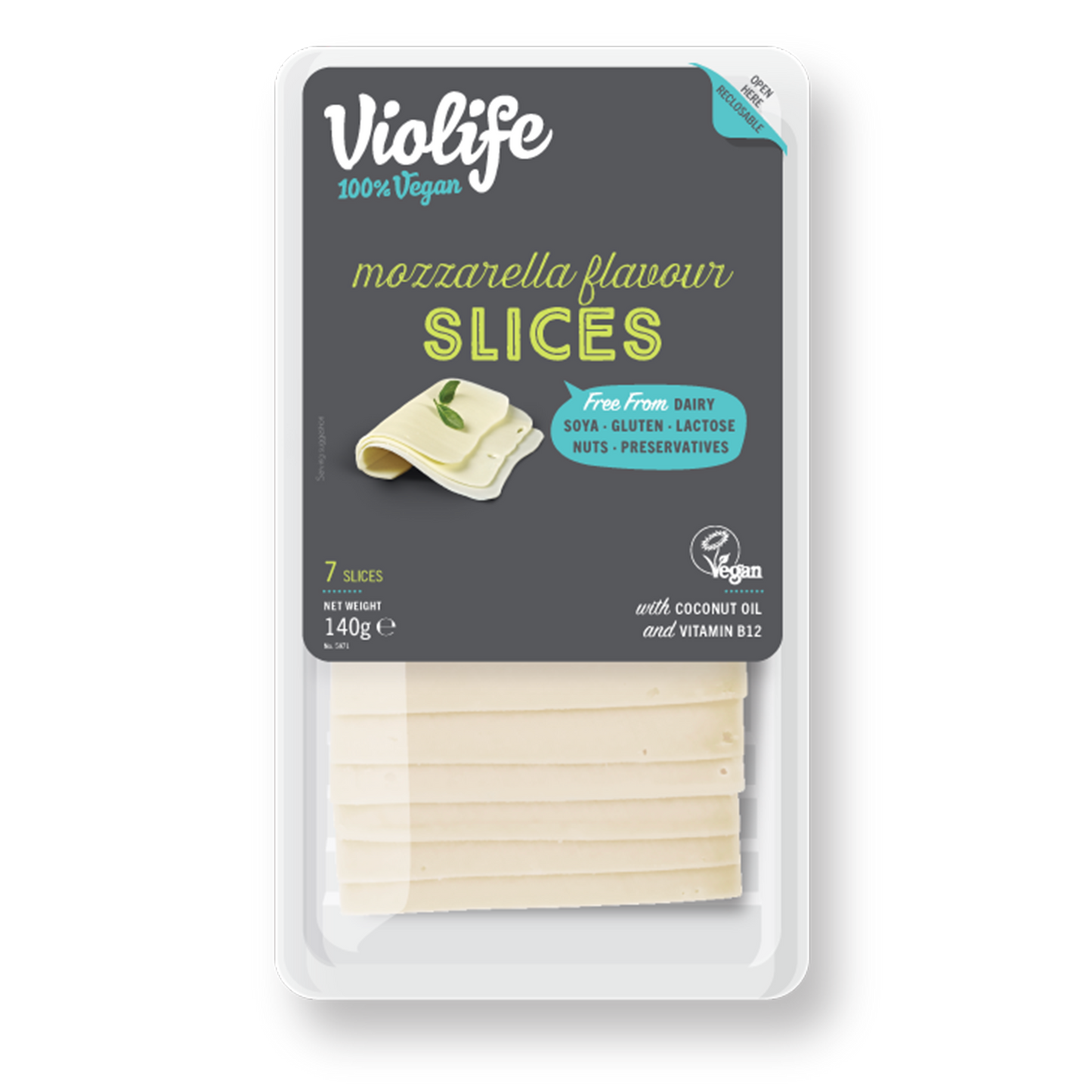 Violife - 140g Mozzarella Slices